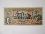Reproducere Bancnota 20 Dolari SUA 1861, Statele Unite, Colectie Numismatica