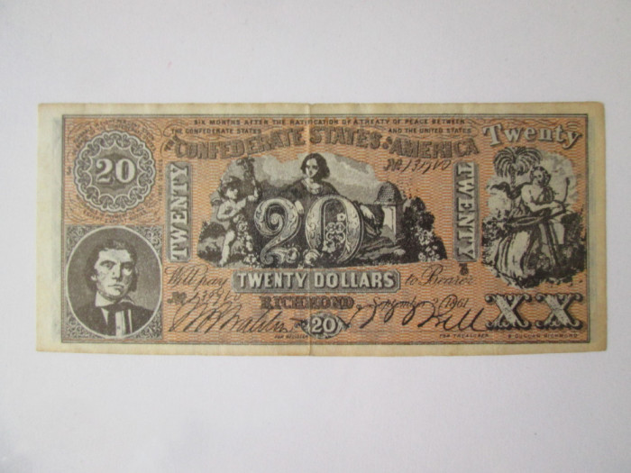 Statele Unite ale Americii 20 Dollars 1861 reproducere/replică