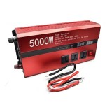 Invertor Auto 5000W, 12V/220V, 4 USB, Dublu Display LED, Convertor Tensiune Bricheta Auto Camping, Urgenta