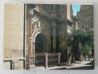 CC5 25 - Pliant/Set ilustrate/Carti postale - Catedrala - Granada - Spania foto