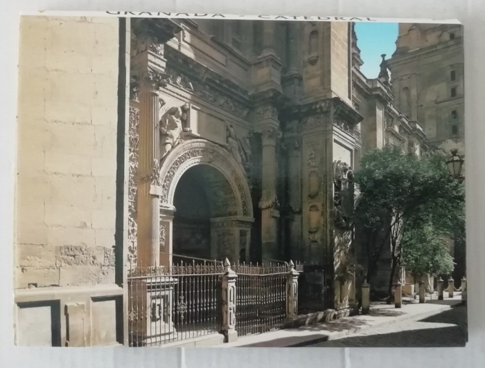 CC5 25 - Pliant/Set ilustrate/Carti postale - Catedrala - Granada - Spania