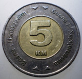 7.422 BOSNIA HERTEGOVINA 5 KM KONVERTIBLE MARKA 2005 BIMETAL, Europa