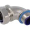 Conector unghi 90&deg; metric nerotativ exterior HELLERMANNTYTON 166-32404