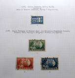 Grecia 1938 &ndash; Lot 4 timbre ștampilate, Ententa Balcanică &amp; Nunta Regală -stema Romaniei_GB