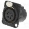 Conector, Neutrik, NC4FD-LX-B