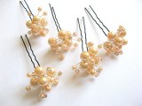 Ac de Mireasa Handmade cu Perle Sticla - Accesoriu Nunta Elegant, Lucrat Manual