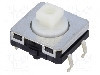 Microintrerupator, 12x12mm, OFF-(ON), SPST-NO, OMRON OCB - B3W-4050
