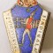 INSIGNA SPARTACHIADA SINDICALA CCS ( CONSILIUL CENTRAL AL SINDICATELOR ) VOLEI (CITITI DESCRIEREA)