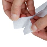 Bandă dublu adezivă cu scai, albă, 1m x 2cm, CMCLASS