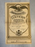 Datoria publica a Romaniei. Titlu de 1000 de lei, anul 1935