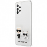 Husa Plastic - TPU Karl Lagerfeld pentru Samsung Galaxy A52 A525 / Samsung Galaxy A52 5G, Karl &amp;Choupette, Transparenta KLHCA52CKTR