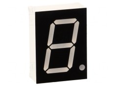 Afișaj LED 7 Segmente 20,4mm Albastru