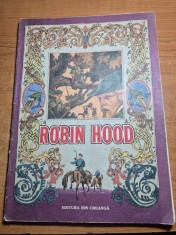 carte pentru copii - robin hood - din anul 1984 - carte format mare