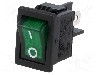 Intrerupator OFF-ON, 2 pozitii, DPST, SCI, R13-73C-02-BG-2D-N-2, T234702 foto