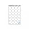 Etichete 24/A4 O40 100/cutie rotunde