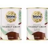 Pachet Crema de Cocos in Doza Ecologica/Bio 400ml + 400ml