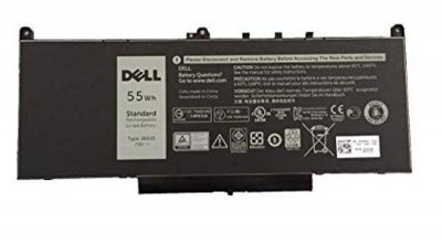 Dell 1W2Y2 55Wh, 7080mAh, 7.6V Baterie din fabrică foto