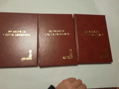 CULEGERE DE PROBLEME DE CALCUL DIFERENTIAL SI INTEGRAL - L. ARAMA LEGATE DE LUX foto