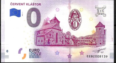 RARR : 0 EURO SOUVENIR - SLOVACIA , CERVENY KLASTOR - 2019.1 - UNC foto