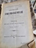 Contributiuni la studiul pediatriei populare. Teza pentru Doctorat in medicina si chirurgie - Victor Crasescu