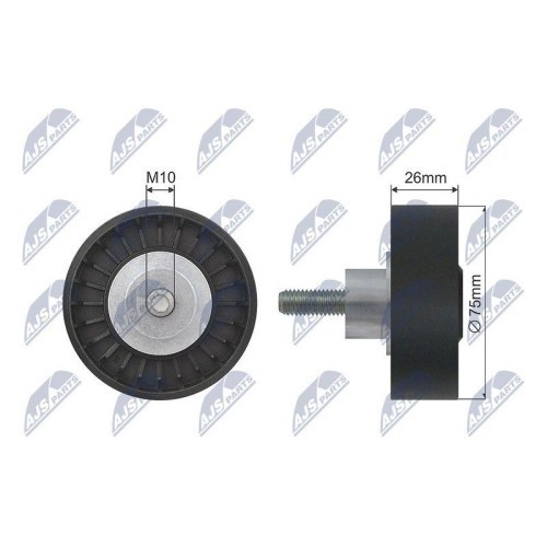 Rola intinzator curea transmisie Audi A4 B7, A4 B8, A5, A6 Allroad C6, A6 Allroad C7, A6 C6, A6 C7, A7, A8 D3, A8 D4, Q5, Q7 2.4-3.2 2004-19, 500007