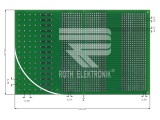 Placă universală dublă față 100x160mm ROTH ELEKTRONIK GMBH