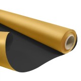 Hartie ambalat cadouri DUO AURIU-NEGRU in rola 0,69 x 50 metri
