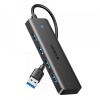 Hub USB UGREEN CM219 (25851), 4 x USB-A 3.0, Negru