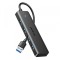 Hub USB UGREEN CM219 (25851), 4 x USB-A 3.0, Negru