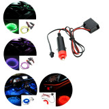 Banda neon auto, flexibila, 12V, 3m, 4 culori, Universal