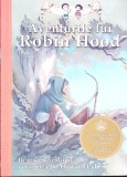 Aventurile lui Robin Hood, repovestita de John Burrows, Curtea Veche, 2014, romana, povestire, pentru copii, stare buna
