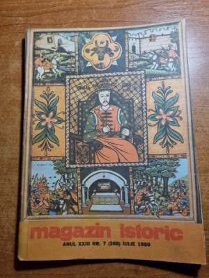 Revista Magazin Istoric - Iulie 1989 foto