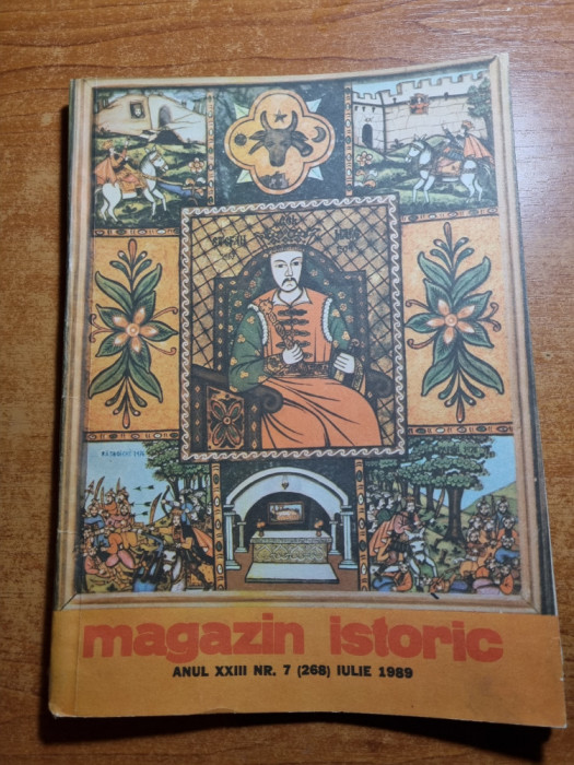 Revista Magazin Istoric - Iulie 1989