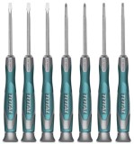 Set 7 surubelnite de precizie crom vanadiu Total uz Industrial THT250726