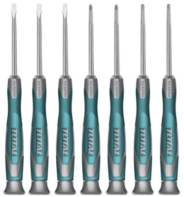 Set 7 surubelnite de precizie crom vanadiu Total uz Industrial THT250726 foto