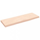 Cumpara ieftin Polita de perete, 60x20x2 cm, lemn masiv de stejar netratat