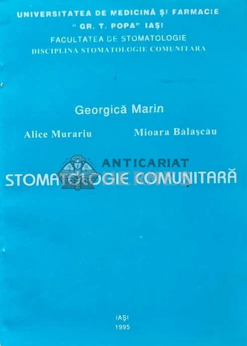 Stomatologie comunitara - 1995 - Georgica Marin (AE83)