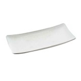 Cumpara ieftin Platou din lemn alb 26x10x3.5 cm