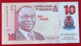 Nigeria 10 Naira 2024 polimer UNC necirculata **