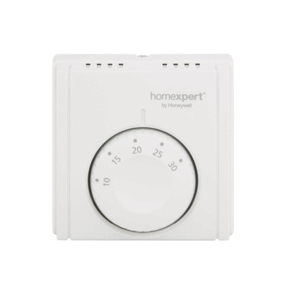 Termostat de ambient pentru centrala, cu fir, Honeywell THR830TEE, neprogramabil, 230 V foto