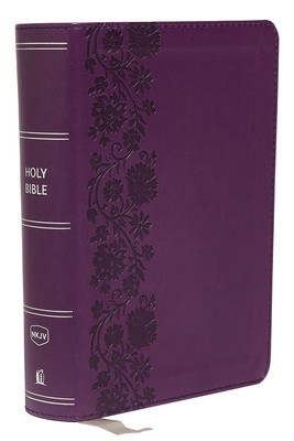 Nkjv, Reference Bible, Compact, Leathersoft, Purple, Red Letter Edition, Comfort Print: Holy Bible, New King James Version foto