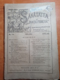 sanatatea si viata fericita iunie 1923-sanatatea copiilor,tinerilor,femeilor