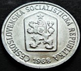 Moneda 10 HALERU - RS CEHOSLOVACIA, anul 1968 * cod 2303 = UNC