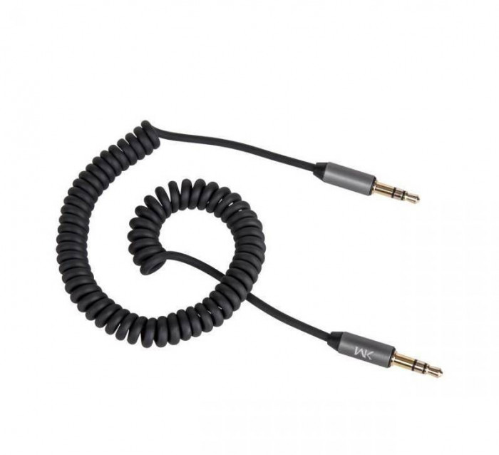 Cablu Jack 3.5 mm 1.5m spiralat stereo Profesional Kruger&amp;Matz