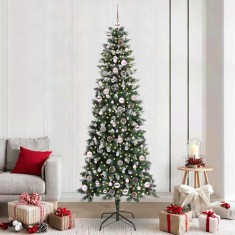 vidaXL Brad de Crăciun artificial cu 300 LED Verde 96 x 96 x 240 cm 3395846