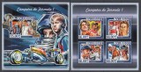 Mozambic 2015- MASINI de CURSE - FORMULA 1- HAMILTON, etc - BL+ KB - MNH