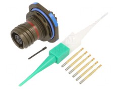 Conector Militar Dimensiune 9 MIL-DTL-38999 Series III Oliv foto
