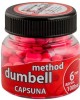 Method Dumbell Carp Baits Addicted, Capsuna, Rosu, 6mm