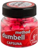 Method Dumbell Carp Baits Addicted, Capsuna, Rosu, 6mm