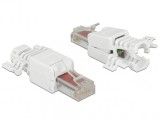 Set 2 bucati conector RJ45 Cat.6 pentru fir solid UTP toolfree, Delock 86416